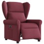 Sillón reclinable eléctrico tela rojo tinto en Sillones | Comprar online en Foru.es