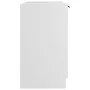 Armario de baño madera contrachapada blanco 64,5x33,5x59 cm de vidaXL, Taquillas y armarios de almacenamiento - Ref: Foro24-8...