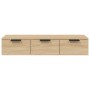 Armario de pared madera de ingeniería roble sonoma 102x30x20 cm de vidaXL, Estantes y estanterías - Ref: Foro24-811406, Preci...