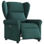 Sillón reclinable eléctrico tela verde oscuro en Sillones | Comprar online en Foru.es