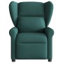 Sillón reclinable eléctrico tela verde oscuro en Sillones | Comprar online en Foru.es