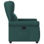 Sillón reclinable eléctrico tela verde oscuro en Sillones | Comprar online en Foru.es