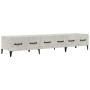 Mueble de TV madera contrachapada gris hormigón 150x34,5x30 cm de vidaXL, Muebles TV - Ref: Foro24-812649, Precio: 80,78 €, D...