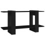 Estantería madera contrachapada negro 100x30x51 cm de vidaXL, Librerías y estanterías - Ref: Foro24-811557, Precio: 28,83 €, ...