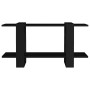 Estantería madera contrachapada negro 100x30x51 cm de vidaXL, Librerías y estanterías - Ref: Foro24-811557, Precio: 28,83 €, ...