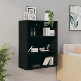 Black wall hanging cabinet 69.5x32.5x90 cm by vidaXL, Sideboards - Ref: Foro24-812313, Price: 78,12 €, Discount: %