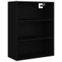Armario colgante de pared negro 69,5x32,5x90 cm de vidaXL, Aparadores - Ref: Foro24-812313, Precio: 80,60 €, Descuento: %