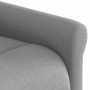 Sillón reclinable de masaje eléctrico tela gris claro en Sillones | Comprar online en Foru.es