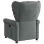 Sillón reclinable de masaje eléctrico tela gris oscuro en Sillones | Comprar online en Foru.es