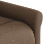 Sillón reclinable de masaje eléctrico tela marrón en Sillones | Comprar online en Foru.es