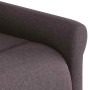 Sillón reclinable de masaje eléctrico tela marrón oscuro en Sillones | Comprar online en Foru.es
