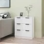 Glossy white plywood sideboard 60x30x70 cm by vidaXL, Sideboards - Ref: Foro24-811076, Price: 94,40 €, Discount: %