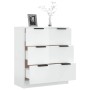 Aparador de madera contrachapada blanco brillante 60x30x70 cm de vidaXL, Aparadores - Ref: Foro24-811076, Precio: 99,87 €, De...