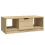 Mesa de centro madera de ingeniería roble Sonoma 102x50x36 cm de vidaXL, Mesas de centro - Ref: Foro24-811352, Precio: 69,48 ...