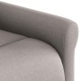 Sillón reclinable de masaje eléctrico tela gris taupe en Sillones | Comprar online en Foru.es