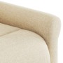 Sillón reclinable de masaje eléctrico tela color crema en Sillones | Comprar online en Foru.es