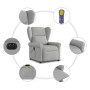 Sillón reclinable de masaje eléctrico tela gris nube en Sillones | Comprar online en Foru.es