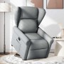 Sillón reclinable elevable de tela gris claro en Sillones | Comprar online en Foru.es