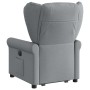 Sillón reclinable elevable de tela gris claro en Sillones | Comprar online en Foru.es