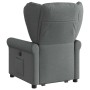 Sillón reclinable elevable de tela gris oscuro en Sillones | Comprar online en Foru.es