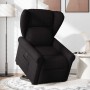 Sillón reclinable elevable tela negro en Sillones | Comprar online en Foru.es