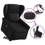 Sillón reclinable elevable tela negro en Sillones | Comprar online en Foru.es