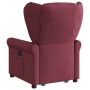 Sillón reclinable elevable tela rojo tinto en Sillones | Comprar online en Foru.es