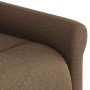 Sillón reclinable elevable de tela marrón en Sillones | Comprar online en Foru.es