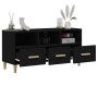 Mueble de TV madera contrachapada negro 102x36x50 cm de vidaXL, Muebles TV - Ref: Foro24-812601, Precio: 74,98 €, Descuento: %
