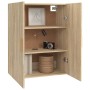 Armario colgante de pared roble Sonoma 69,5x34x90 cm de vidaXL, Aparadores - Ref: Foro24-812261, Precio: 83,21 €, Descuento: %