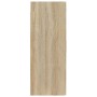 Armario colgante de pared roble Sonoma 69,5x34x90 cm de vidaXL, Aparadores - Ref: Foro24-812261, Precio: 83,21 €, Descuento: %
