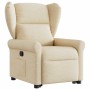 Sillón reclinable elevable de tela color crema en Sillones | Comprar online en Foru.es