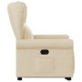 Sillón reclinable elevable de tela color crema en Sillones | Comprar online en Foru.es