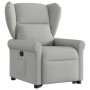 Sillón reclinable elevable de tela gris nube en Sillones | Comprar online en Foru.es