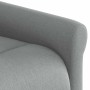 Sillón de masaje reclinable de pie de tela gris claro en Sillones | Comprar online en Foru.es