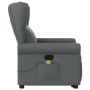 Silla de masaje reclinable de pie de tela gris oscuro en Sillones | Comprar online en Foru.es