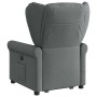 Silla de masaje reclinable de pie de tela gris oscuro en Sillones | Comprar online en Foru.es
