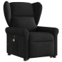 Sillón reclinable de masaje elevable tela negro en Sillones | Comprar online en Foru.es