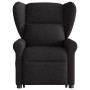 Sillón reclinable de masaje elevable tela negro en Sillones | Comprar online en Foru.es