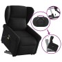 Sillón reclinable de masaje elevable tela negro en Sillones | Comprar online en Foru.es