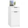 Armario de escritorio madera contrachapada blanco 33,5x50x75 cm de vidaXL, Taquillas y armarios de almacenamiento - Ref: Foro...