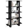 Estantería/divisor de espacios negro 100x30x160 cm de vidaXL, Librerías y estanterías - Ref: Foro24-811530, Precio: 64,51 €, ...