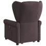 Silla de masaje reclinable de pie de tela marrón oscuro en Sillones | Comprar online en Foru.es