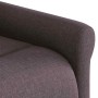Silla de masaje reclinable de pie de tela marrón oscuro en Sillones | Comprar online en Foru.es