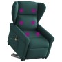 Silla de masaje reclinable de pie de tela verde oscura en Sillones | Comprar online en Foru.es