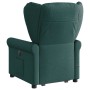 Silla de masaje reclinable de pie de tela verde oscura en Sillones | Comprar online en Foru.es