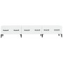 Mueble de TV madera contrachapada blanco brillo 150x34,5x30 cm de vidaXL, Muebles TV - Ref: Foro24-812651, Precio: 94,11 €, D...