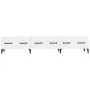 Mueble de TV madera contrachapada blanco brillo 150x34,5x30 cm de vidaXL, Muebles TV - Ref: Foro24-812651, Precio: 93,16 €, D...