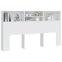 White headboard furniture 180x19x103.5 cm by vidaXL, Headboards and footboards - Ref: Foro24-811880, Price: 71,14 €, Discount: %