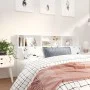 White headboard furniture 180x19x103.5 cm by vidaXL, Headboards and footboards - Ref: Foro24-811880, Price: 71,14 €, Discount: %